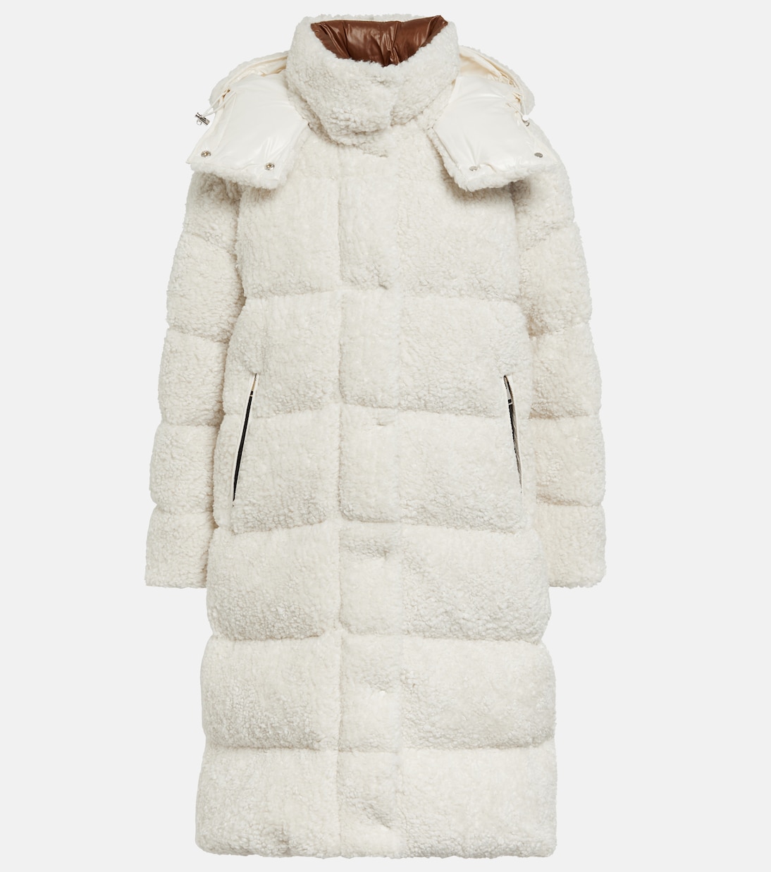 Hainardia faux fur down coat | Moncler