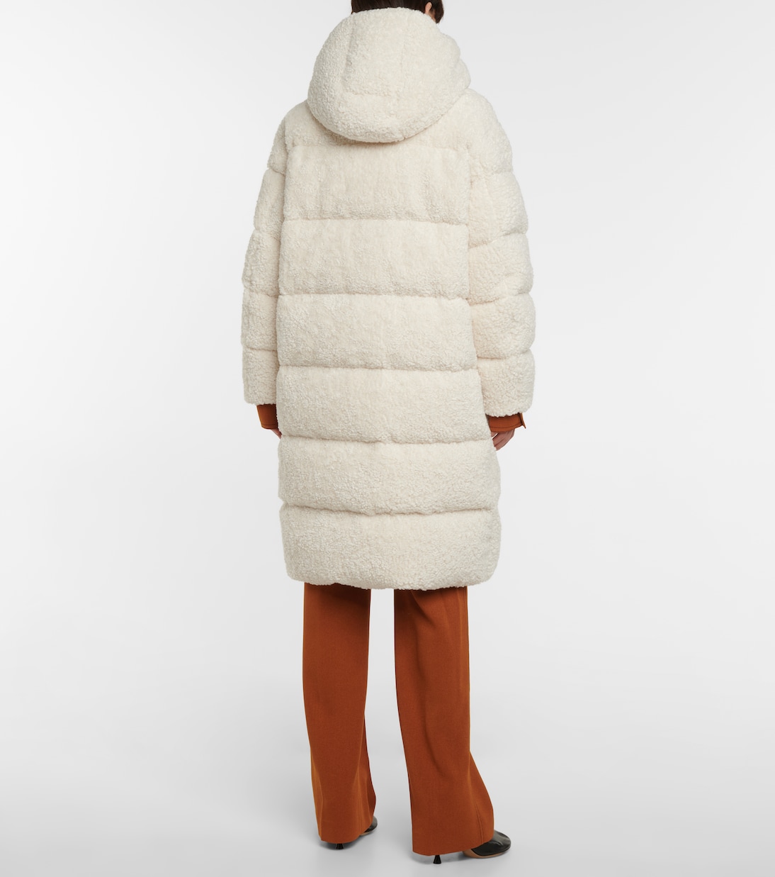 Hainardia faux fur down coat | Moncler