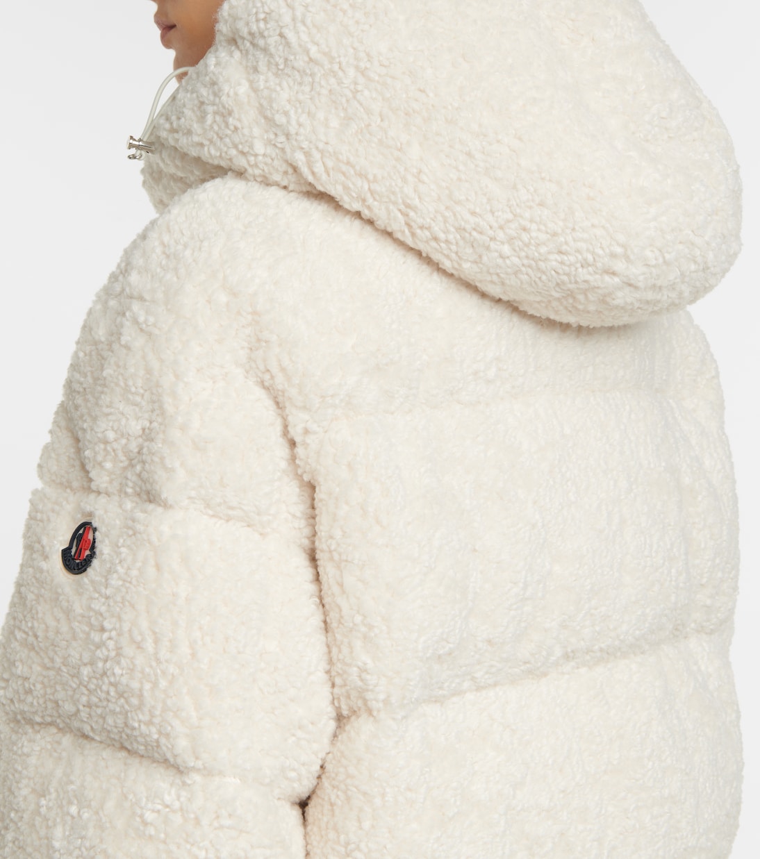 Hainardia faux fur down coat | Moncler