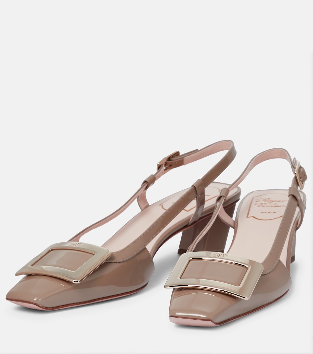 Belle Vivier leather slingback pumps | Roger Vivier