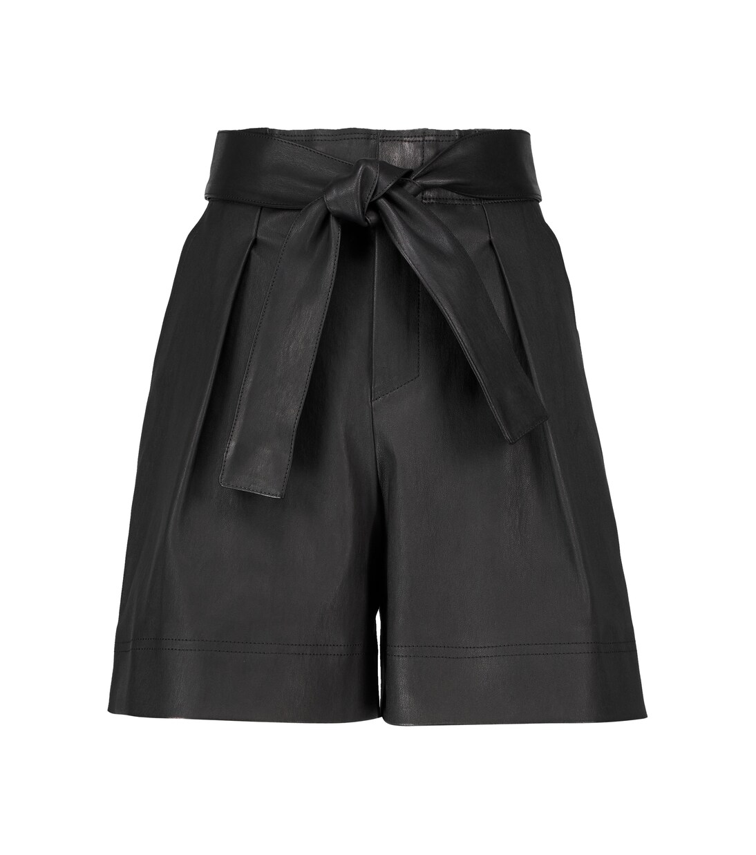 Shorts paperbag Eloise in pelle | Stouls