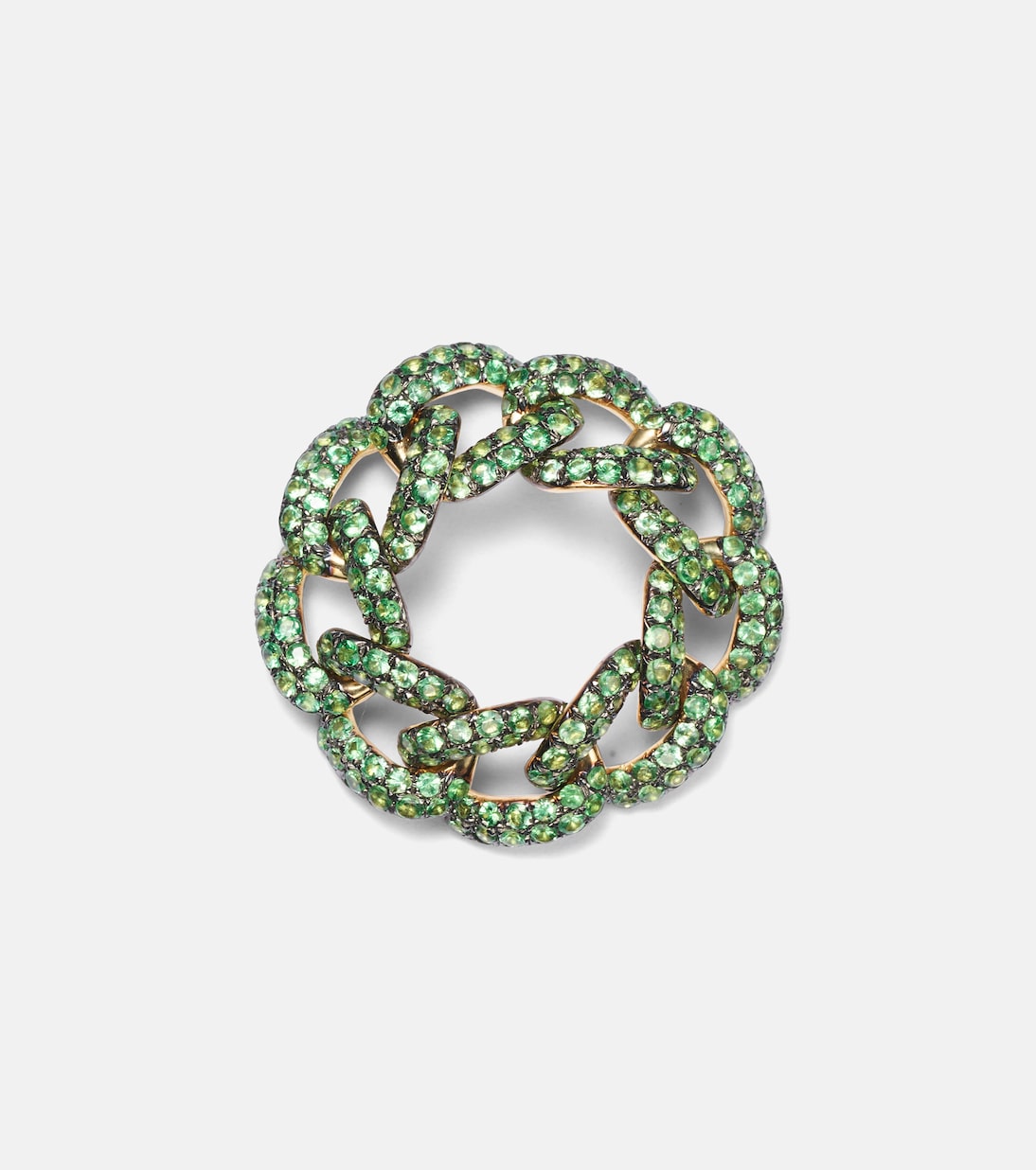 Ring Essential aus 18kt Gelbgold mit Granat | Shay Jewelry