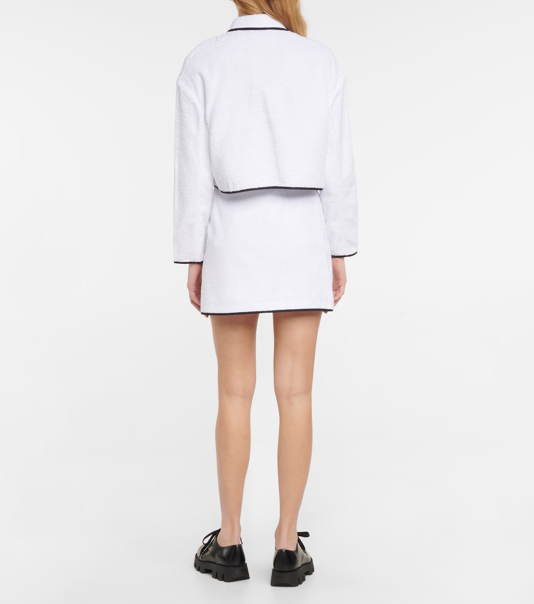 Veste raccourcie en coton | Prada