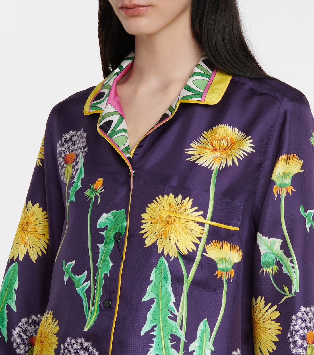 Camicia oversize in twill di seta | Dolce&Gabbana