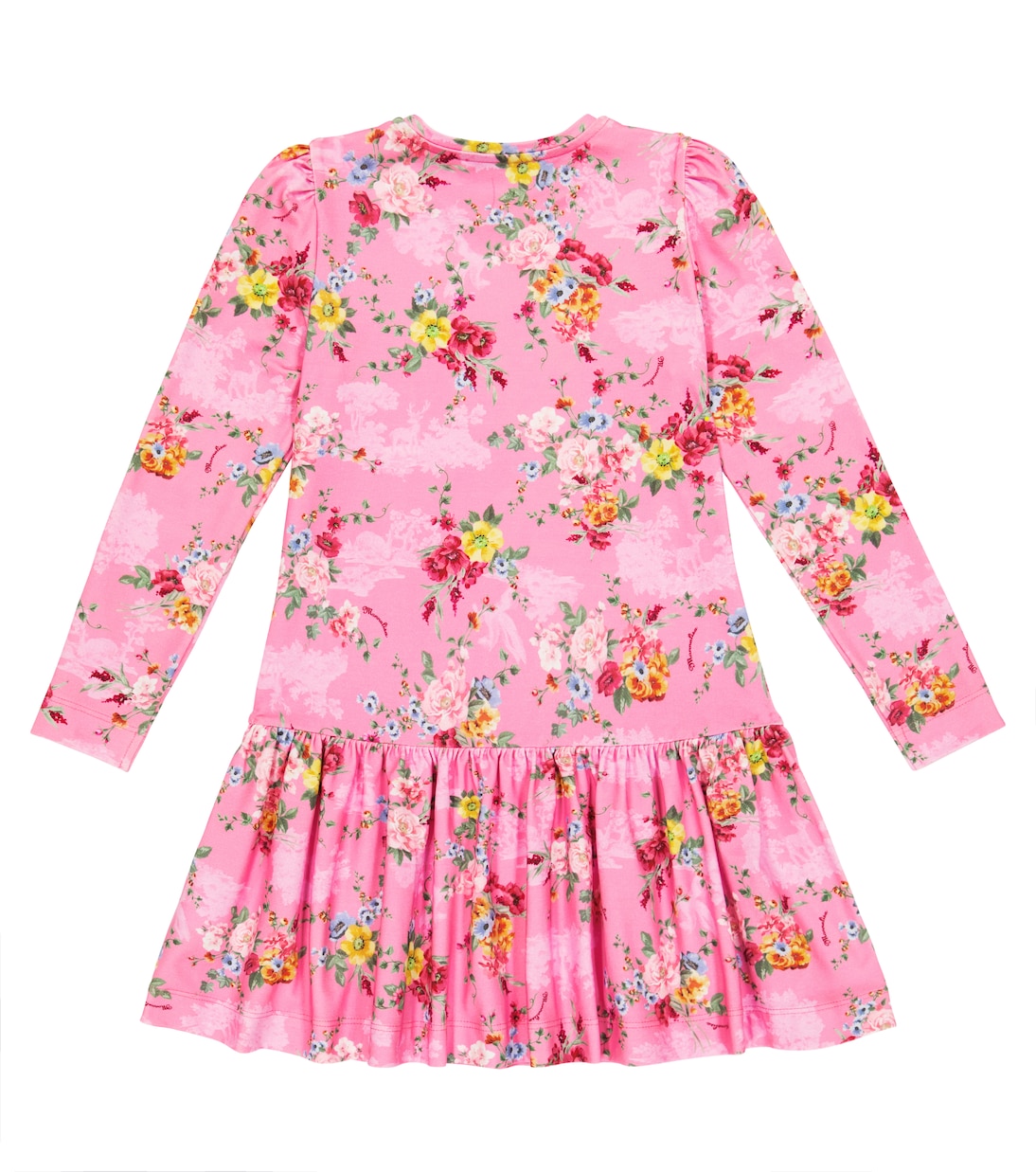 Robe en coton mélangé à fleurs | Monnalisa