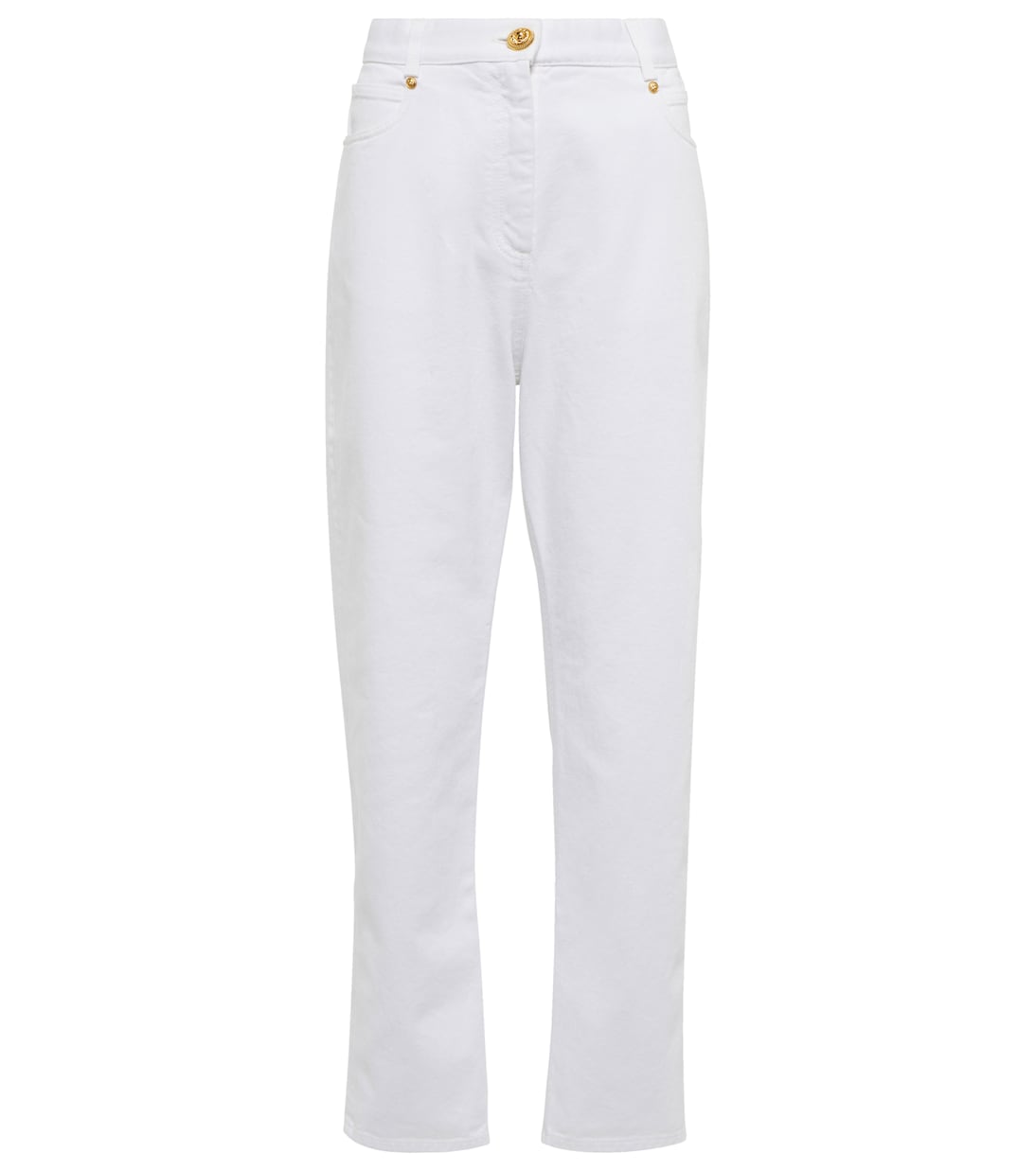 High-Rise Tapered Jeans | Balmain