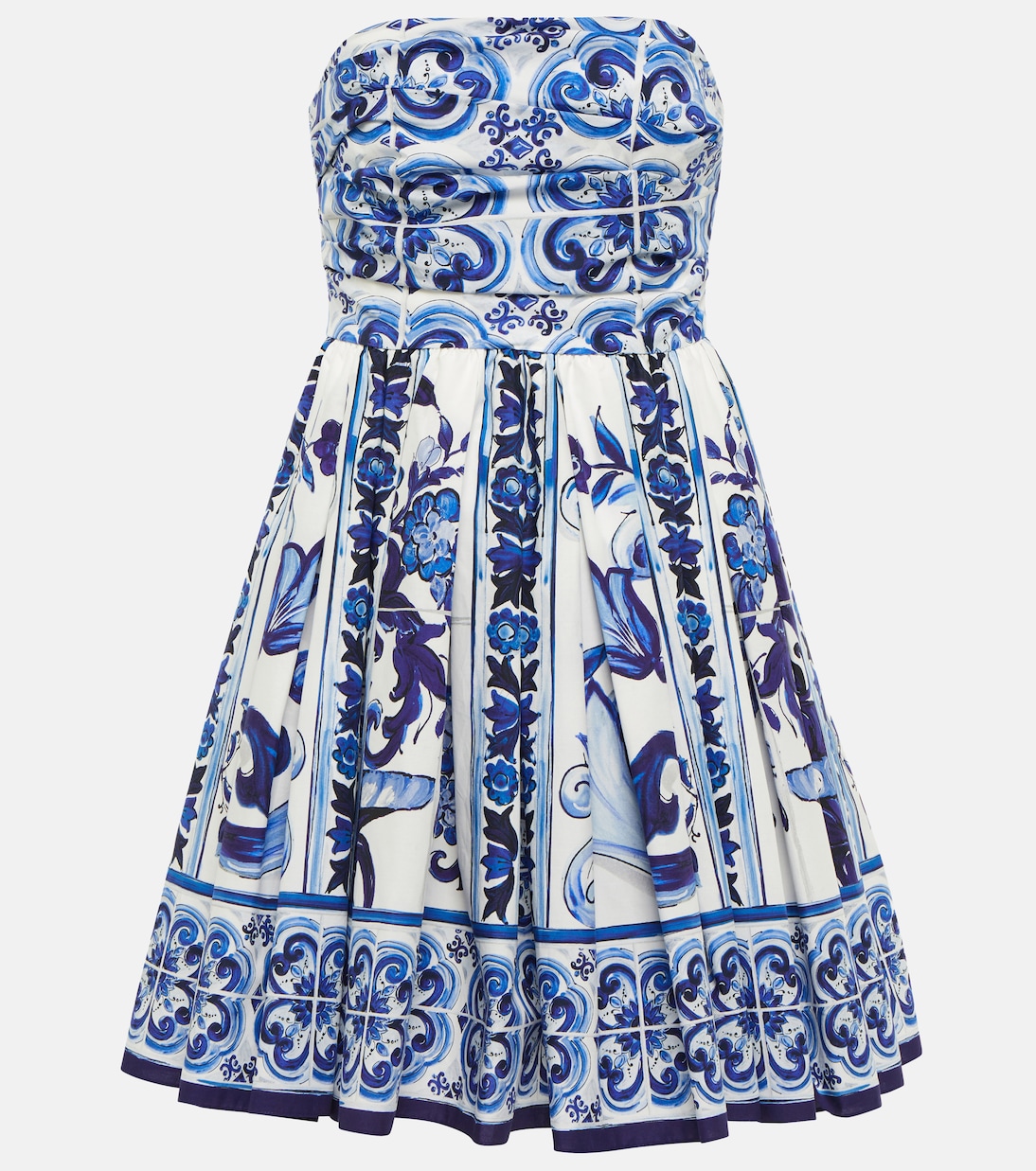 Printed cotton minidress | Dolce&Gabbana