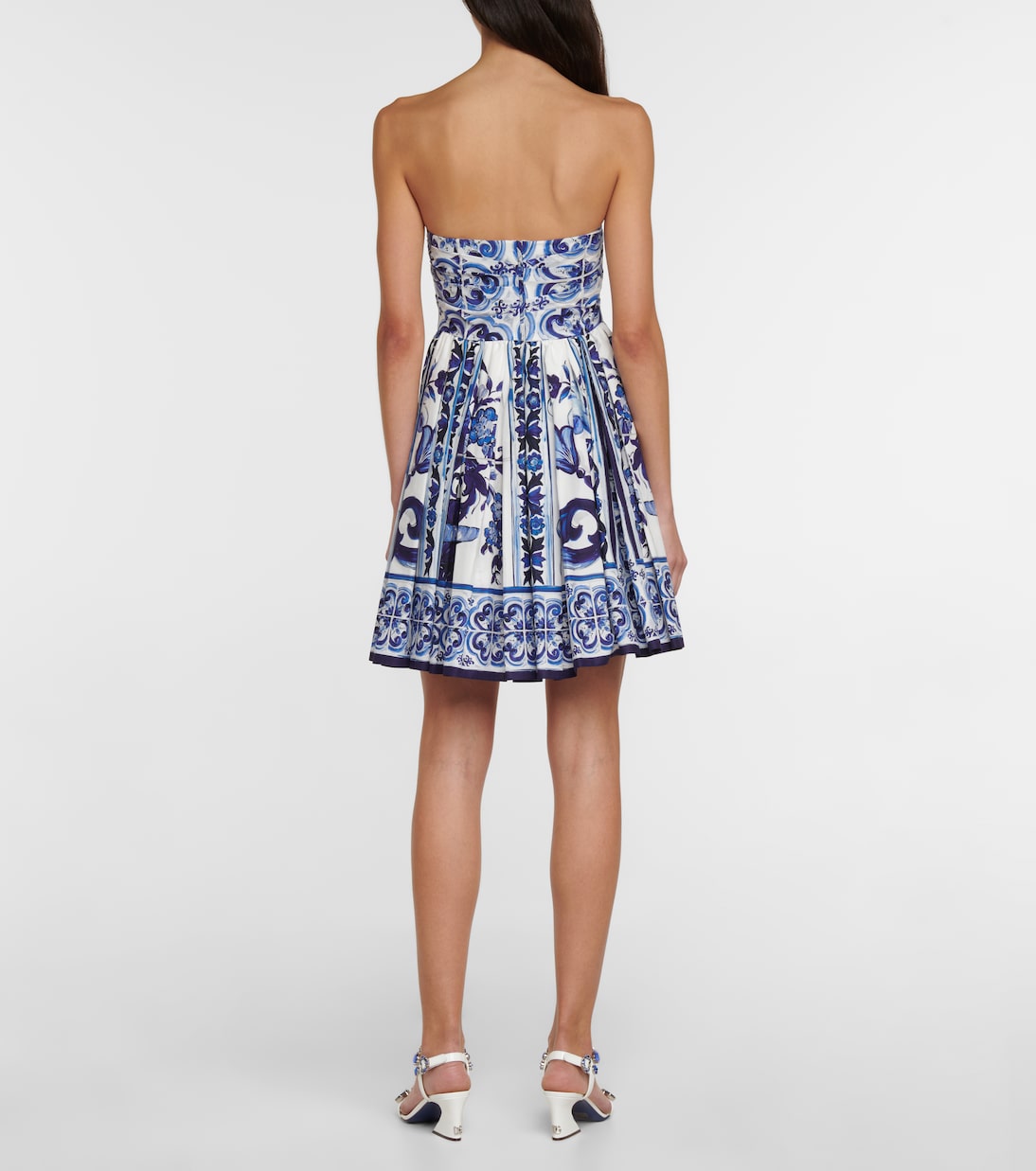 Printed cotton minidress | Dolce&Gabbana