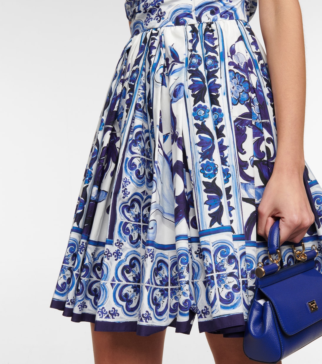 Printed cotton minidress | Dolce&Gabbana