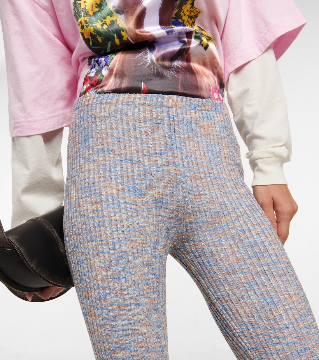 Ribbed flared pants | Acne Studios