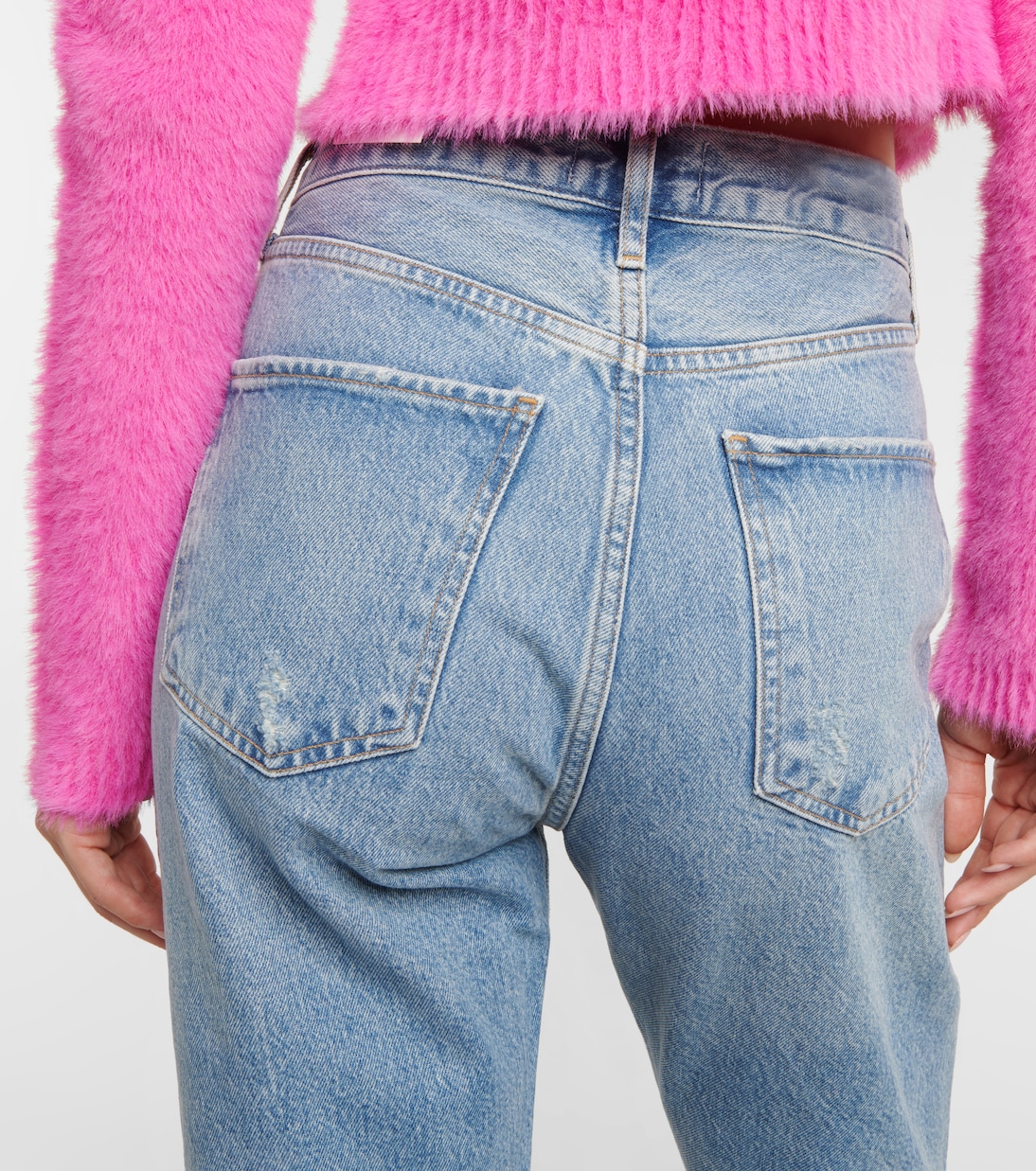 Cherie high-rise straight jeans | Agolde