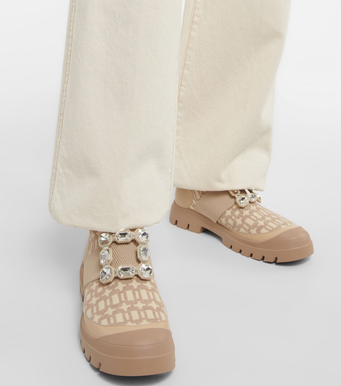 Verzierte Ankle Boots Walky Viv' | Roger Vivier