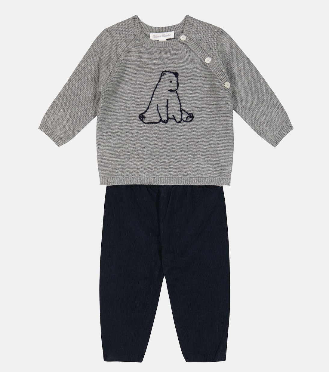 Cotton-blend sweater and pants set | Tartine et Chocolat