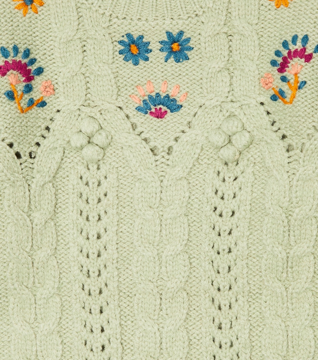 Rejana embroidered wool-blend dress | Louise Misha