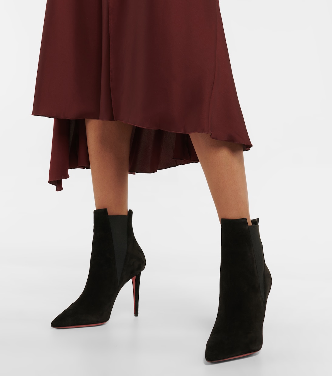 Stivaletti Astribooty 100 in suede | Christian Louboutin
