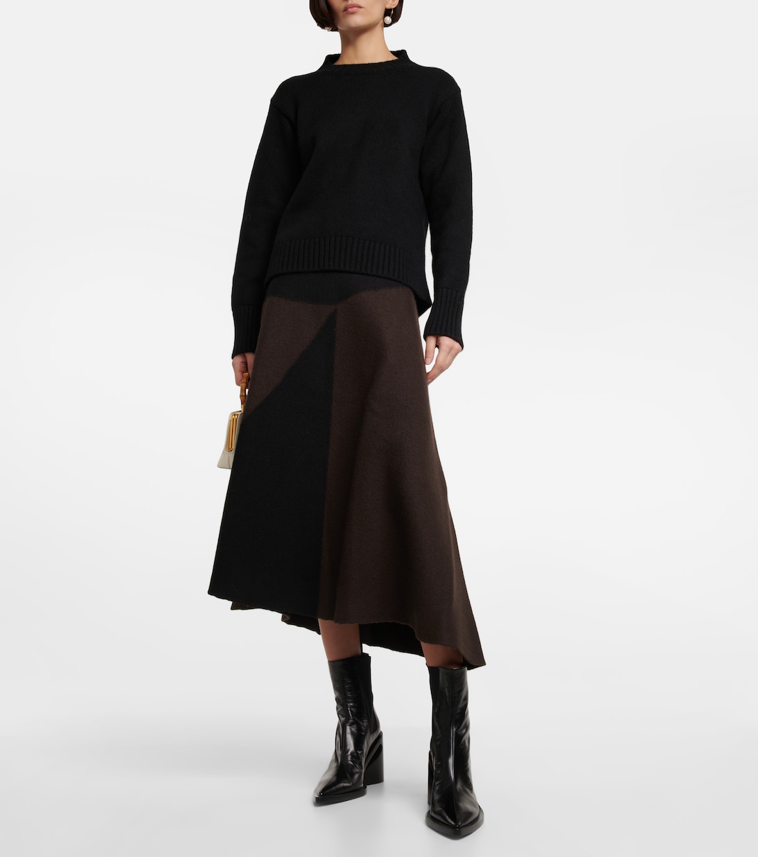 Pullover in misto cashmere | Jil Sander
