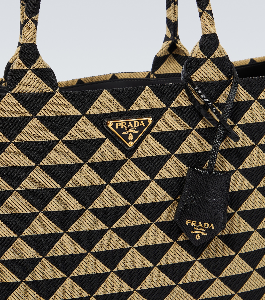 Tote Symbole mit Leder | Prada