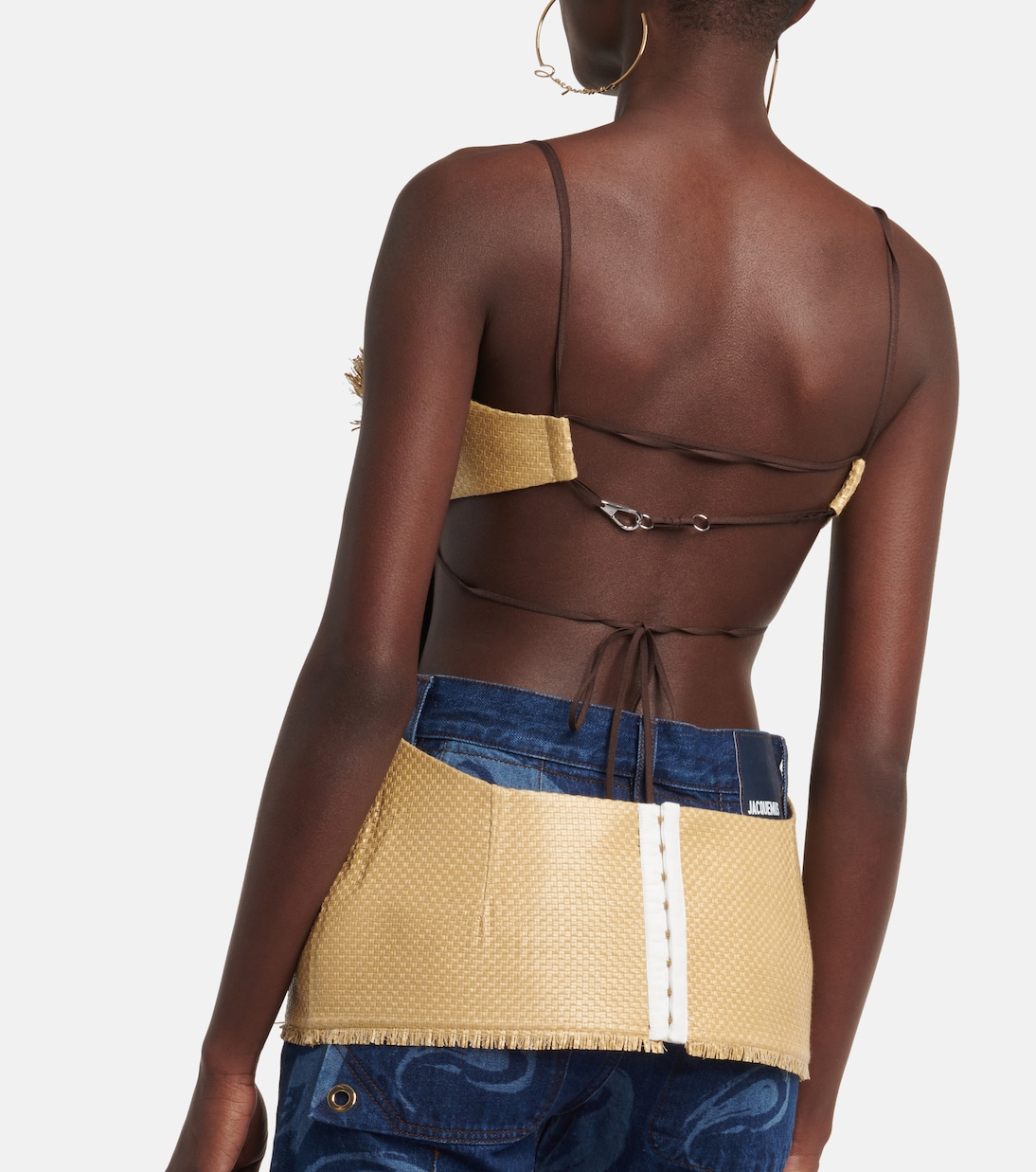 Top a corsetto con scollo bardot | Jacquemus
