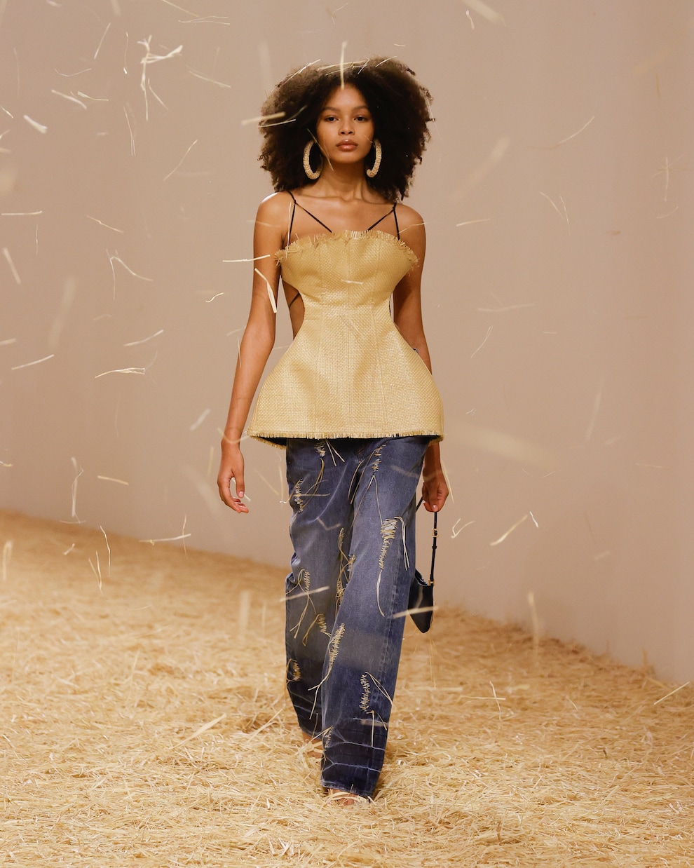 Top a corsetto con scollo bardot | Jacquemus