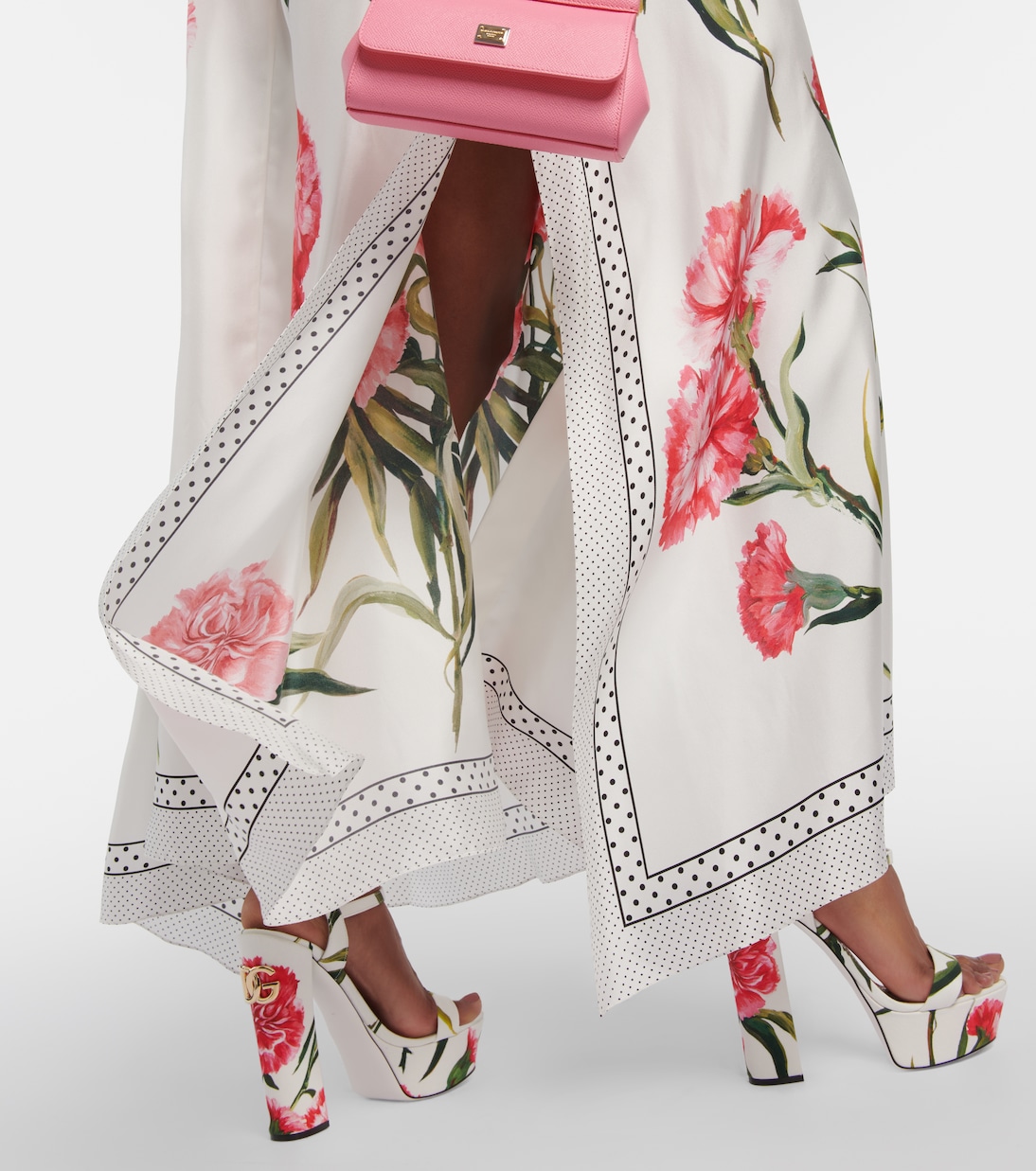 Keira floral platform sandals | Dolce&Gabbana