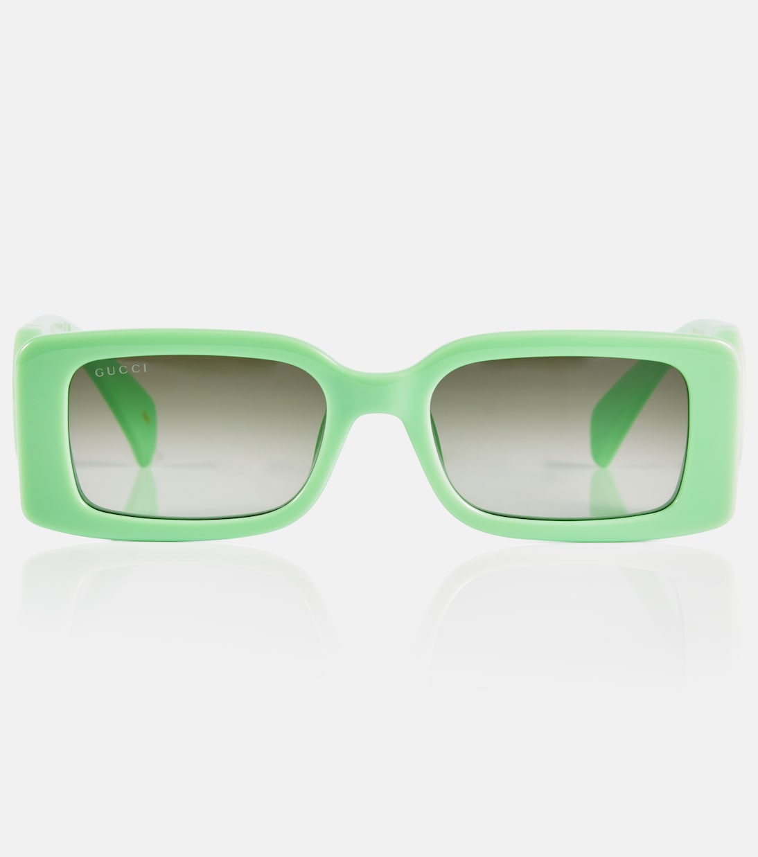 Gucci sunglasses green frame clearance