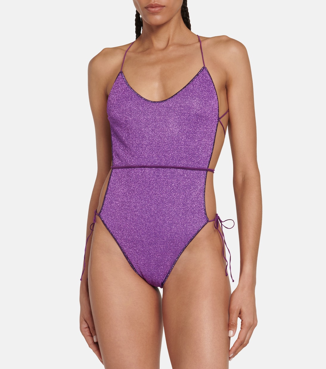 Lumière scoop-neck swimsuit | Oséree