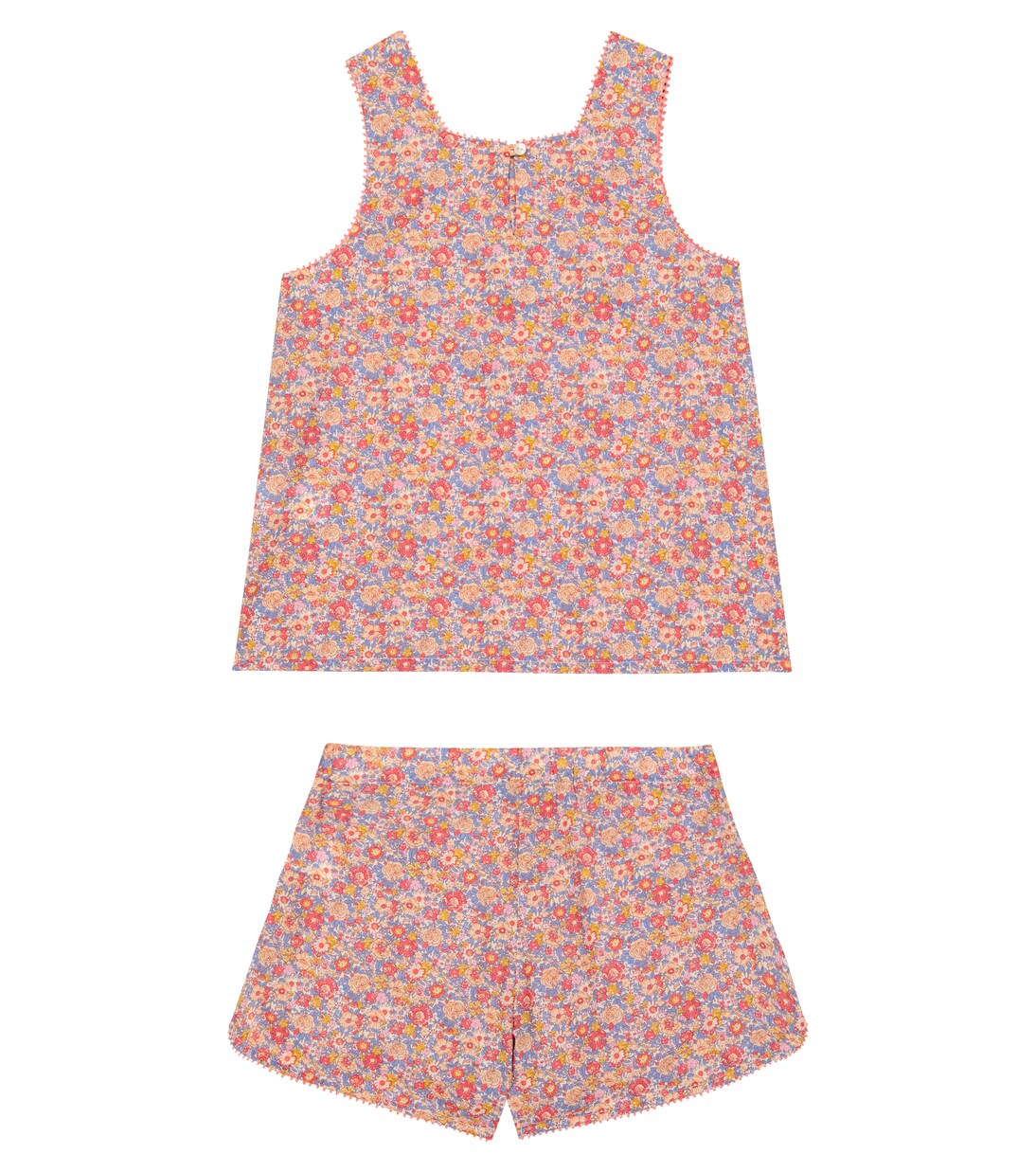 Floral cotton vest and shorts set | Tartine et Chocolat