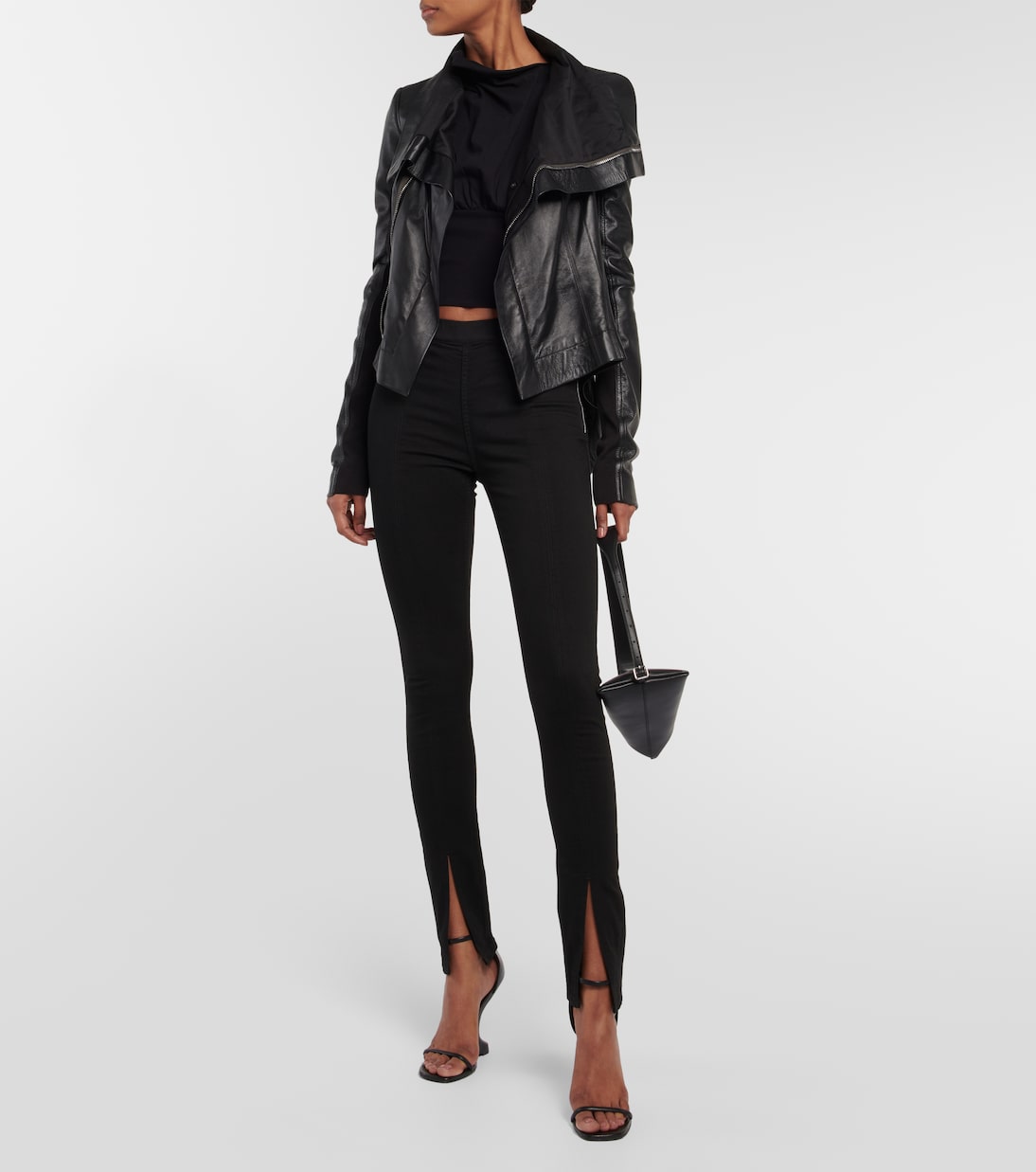 High-Rise-Hose aus einem Baumwollgemisch | Rick Owens