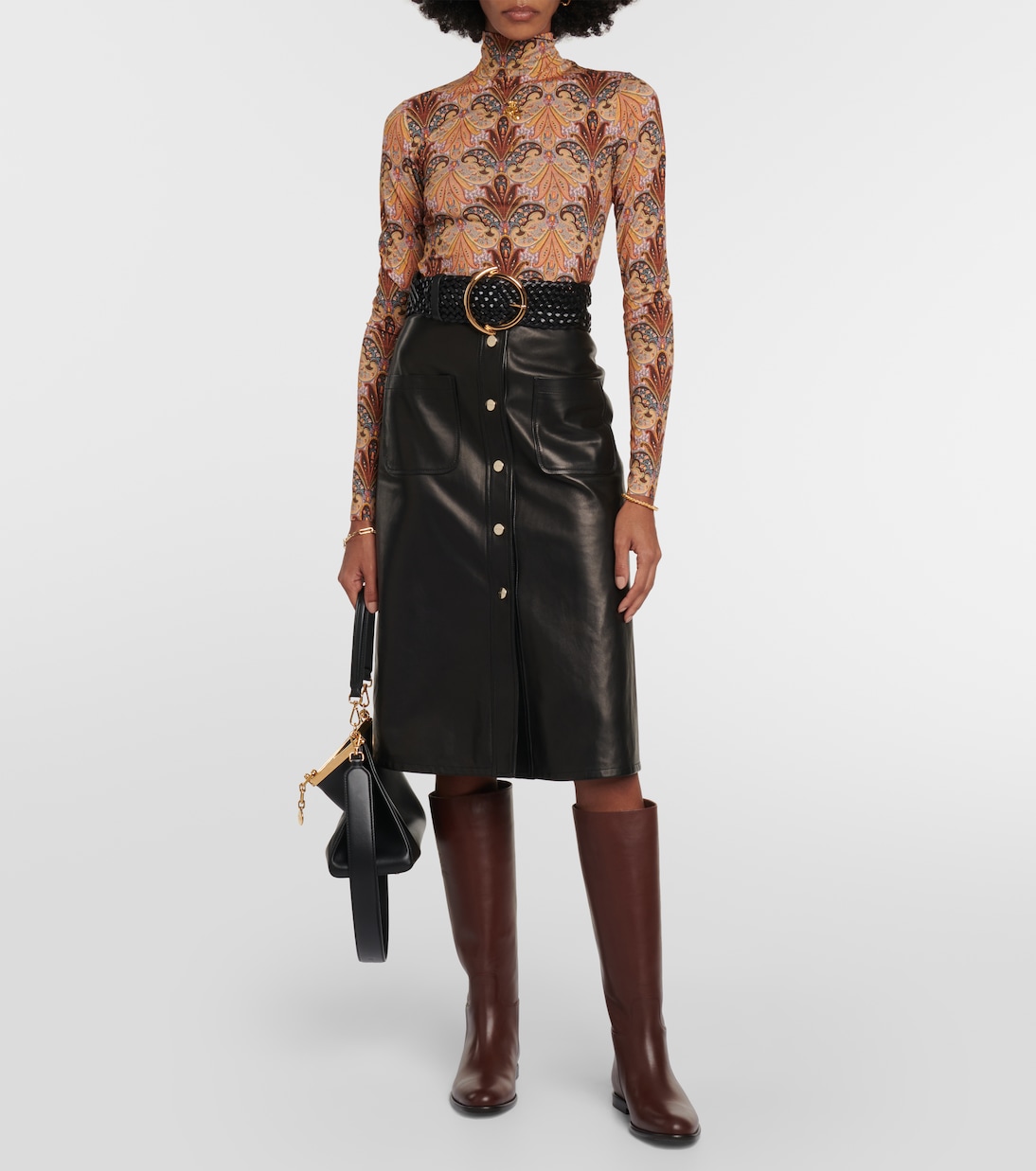 Botas altas de piel | Etro