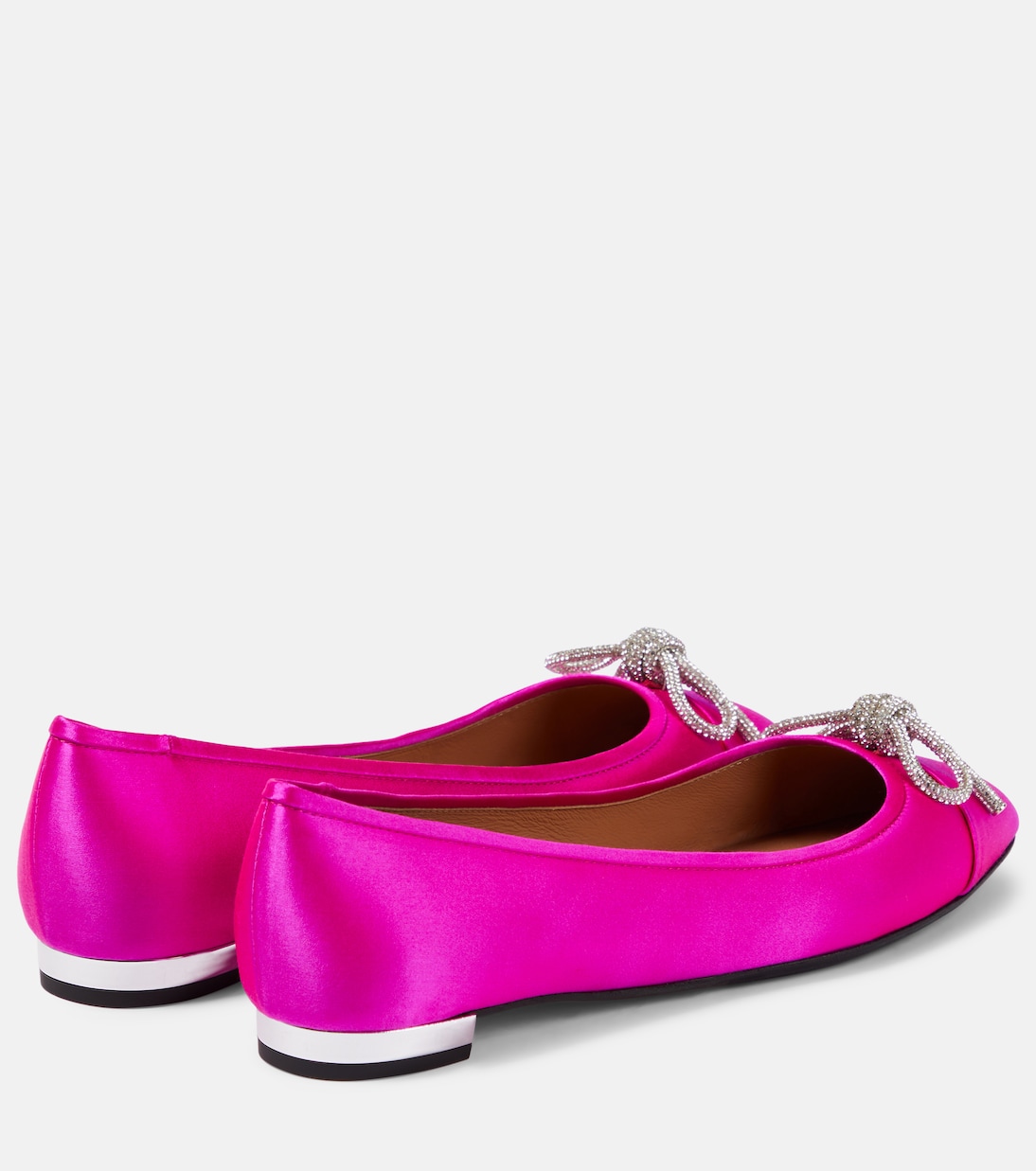 Verzierte Ballerinas Parisina aus Satin | Aquazzura