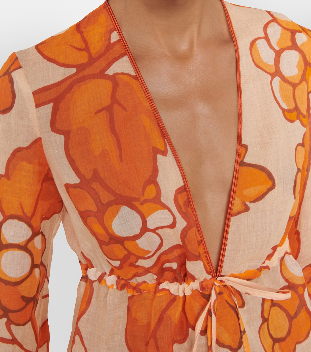 Printed ramie tunic | Etro