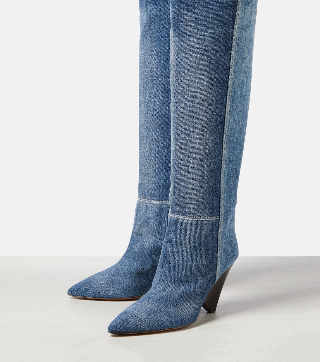 Botas altas Lakita en denim | Isabel Marant