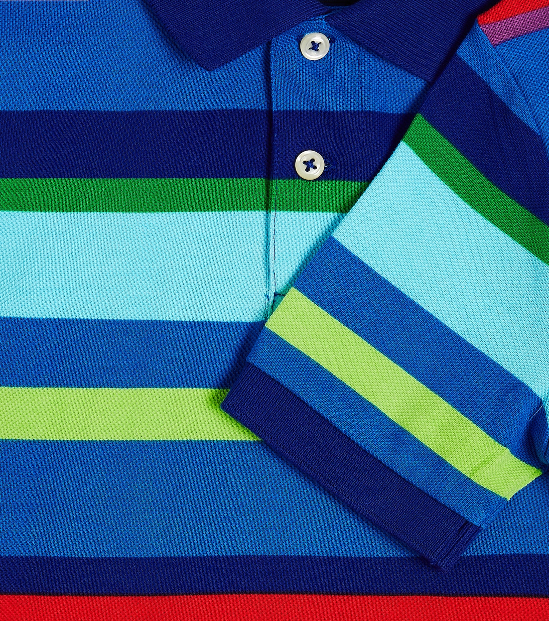 Striped cotton polo shirt in multicoloured - Polo Ralph