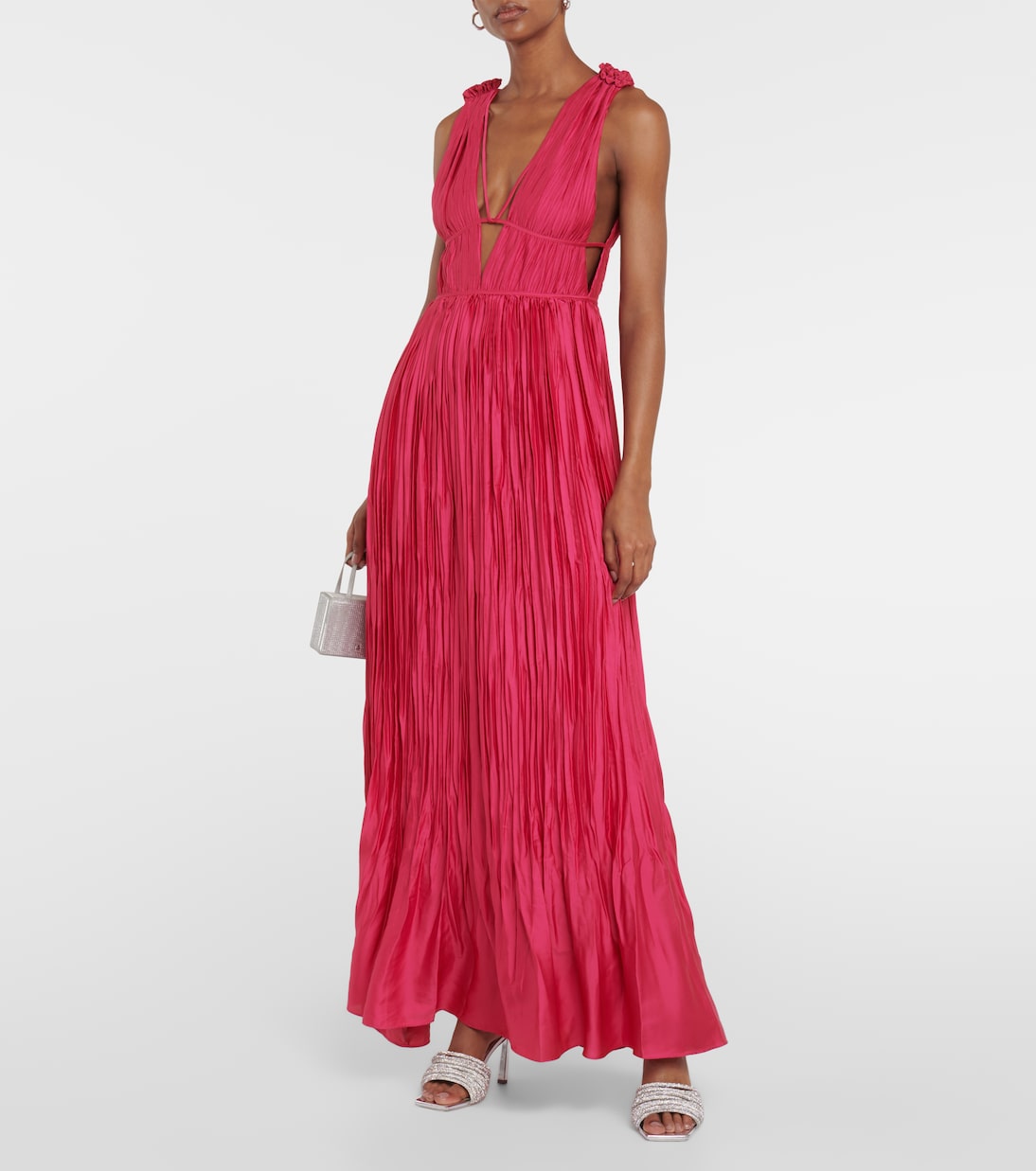 Robe longue plissée Ostara | Simkhai