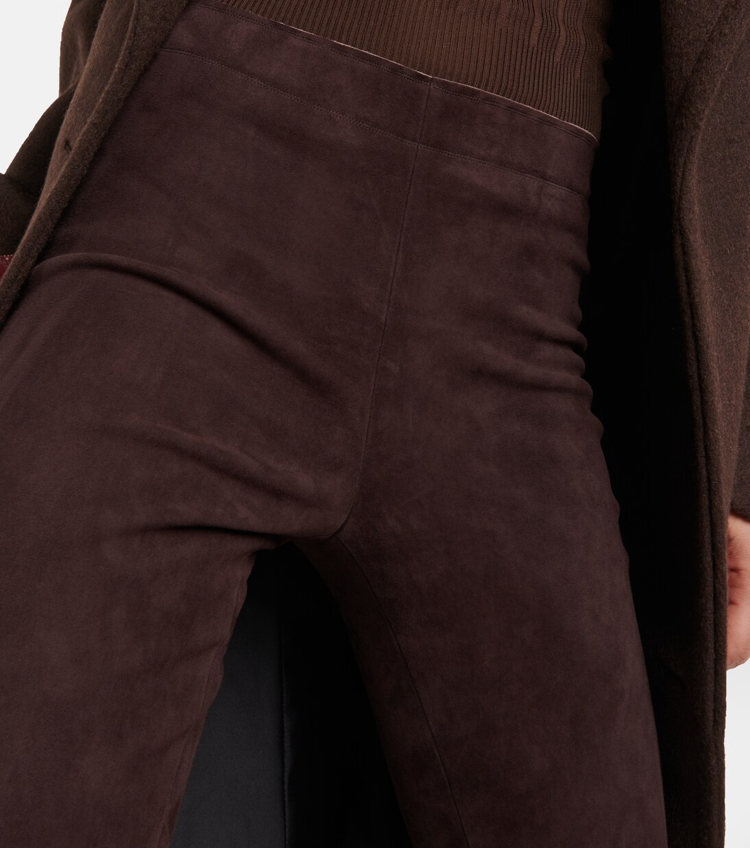 JP Twenty中腰微喇绒面革裤装 | Stouls