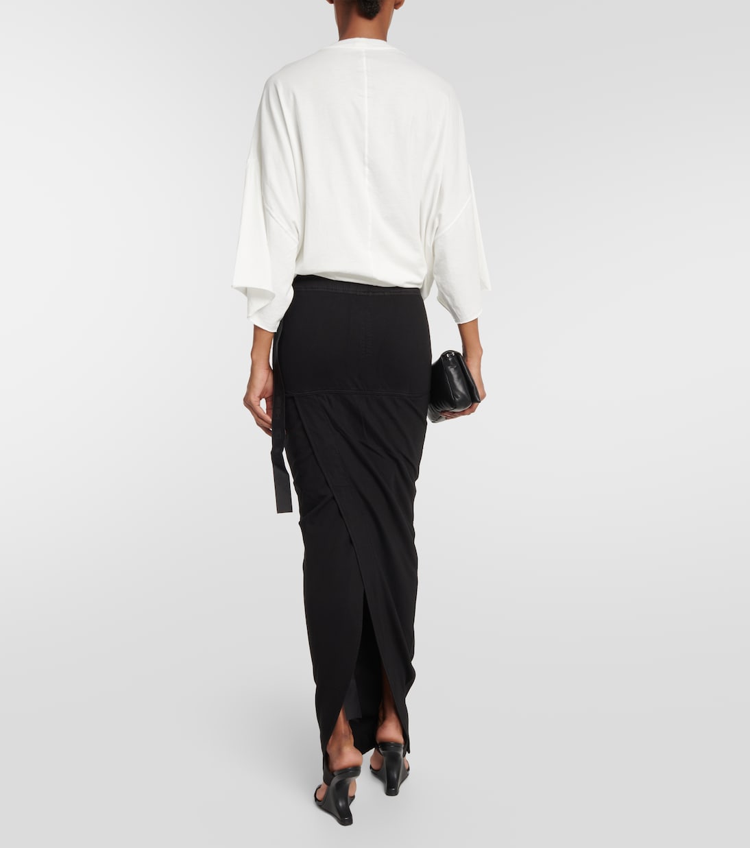 DRKSHDW Pull On Pillar maxi skirt | Rick Owens