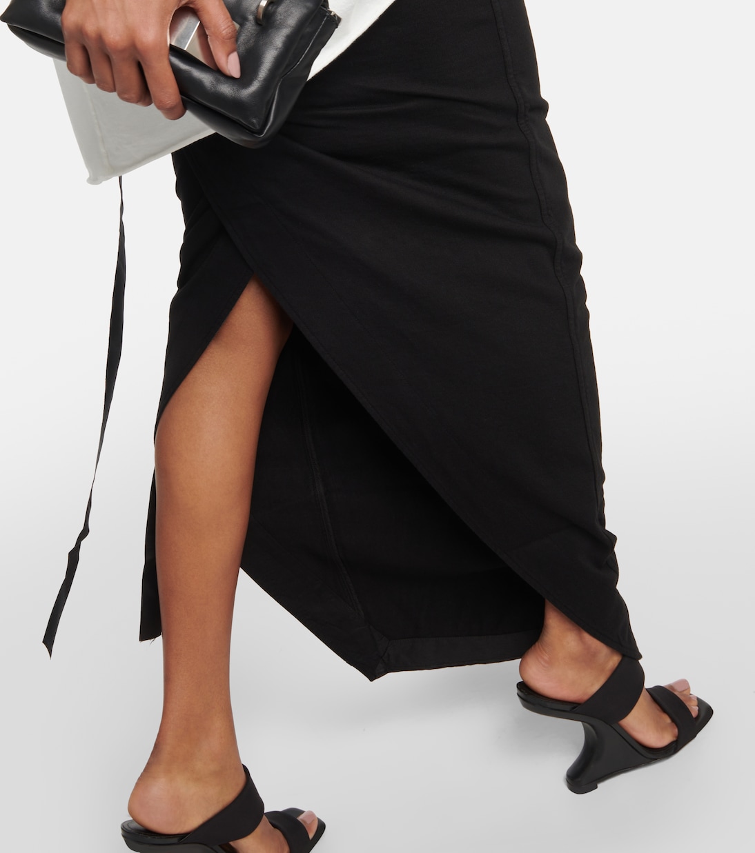 DRKSHDW Pull On Pillar maxi skirt | Rick Owens