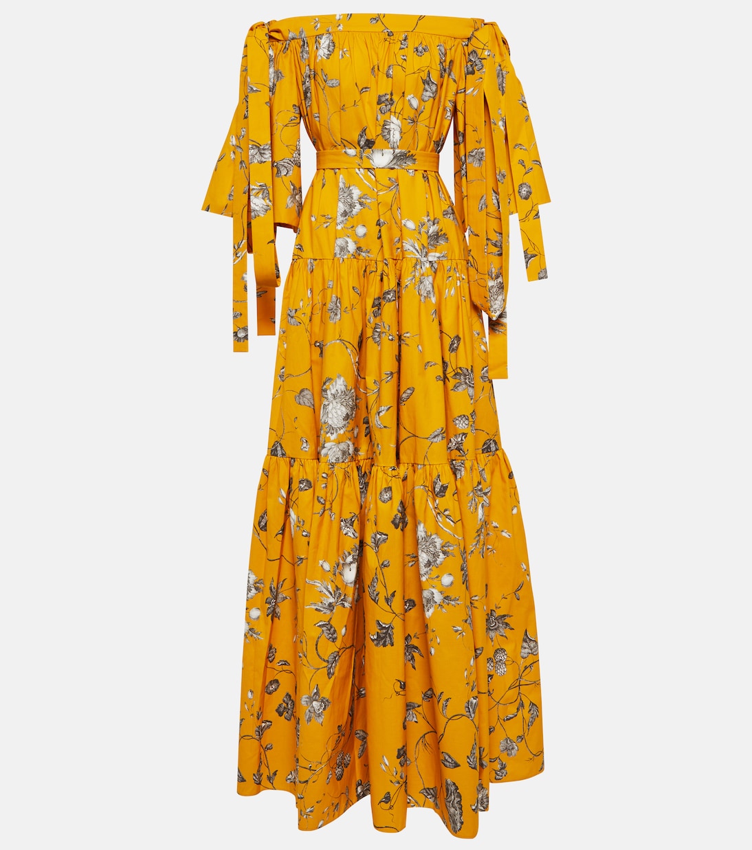 Floral cotton maxi dress | Erdem