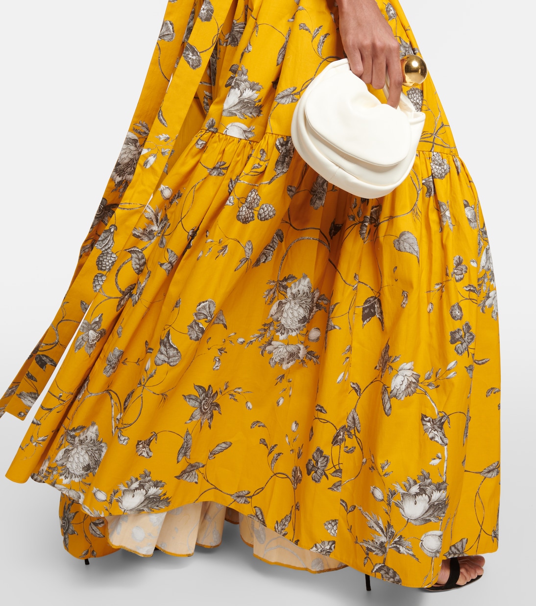 Floral cotton maxi dress | Erdem