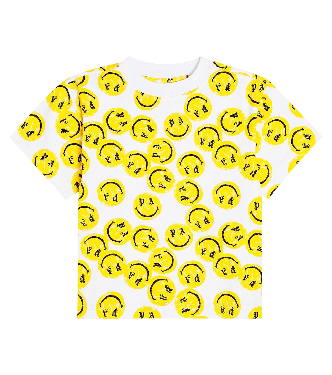 Camiseta en jersey de algodón estampada | Palm Angels Kids