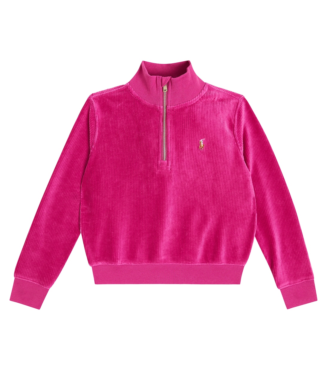 سويت شيرت من القطن المخلوط بحبكة مضلعة | Polo Ralph Lauren Kids