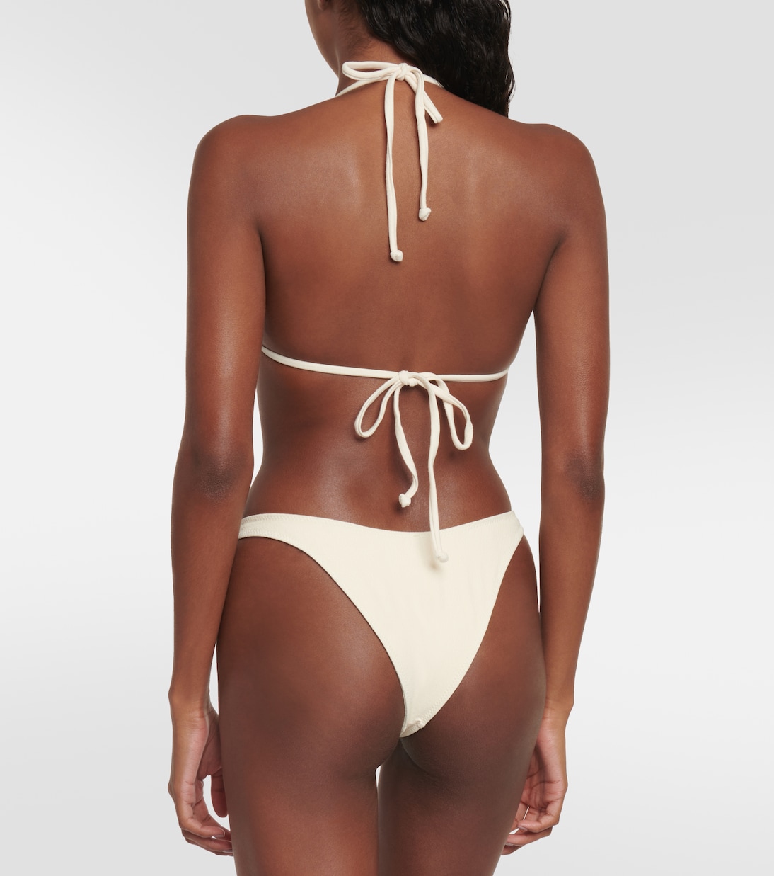 Appliqué triangle bikini top  | Same