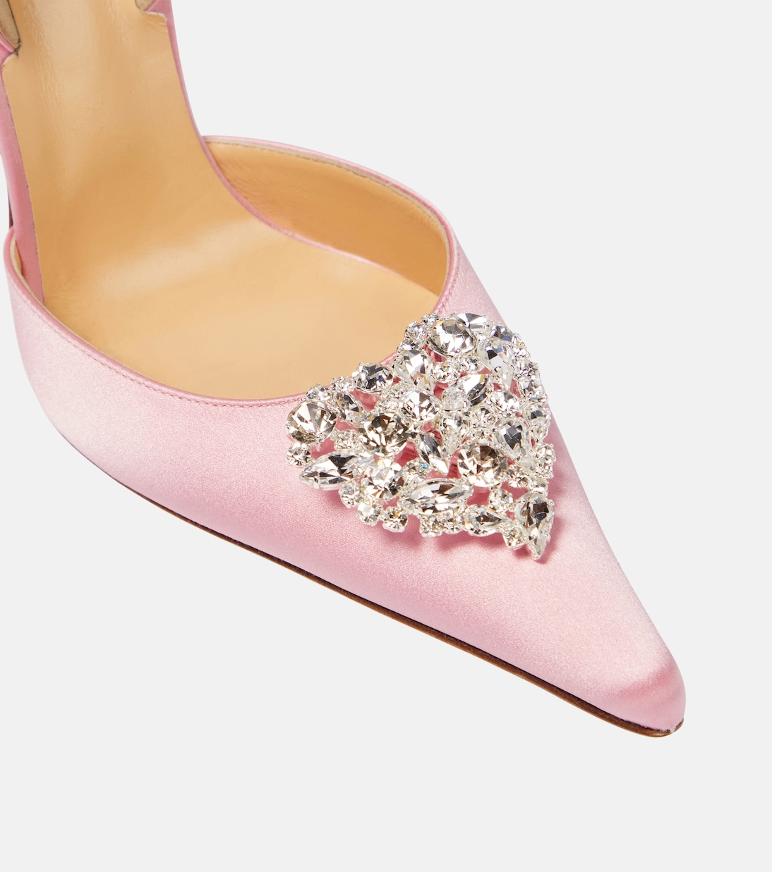Escarpins en satin à cristaux | Magda Butrym