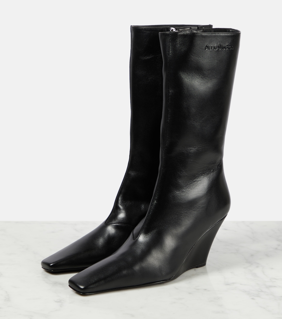 Bottines Brancesca 80 en cuir | Acne Studios