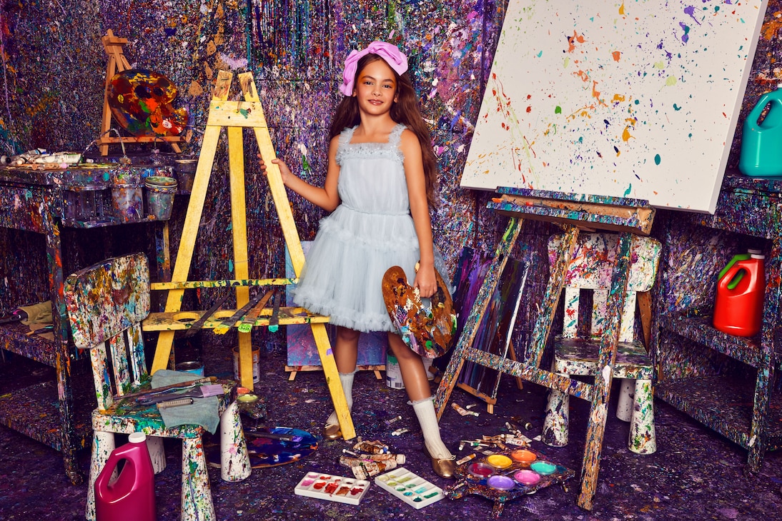 Verziertes Kleid Easel aus Tüll | Tutu Du Monde