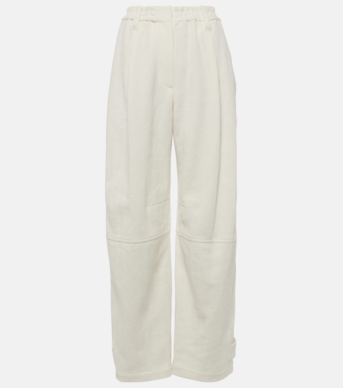 Pantaloni regular in cotone e lino | Brunello Cucinelli