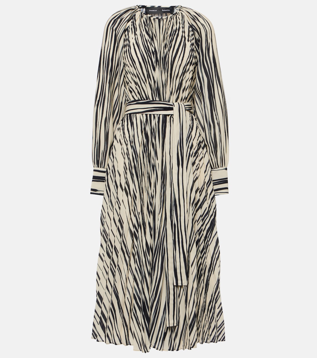 Robe midi Carol rayée | Proenza Schouler