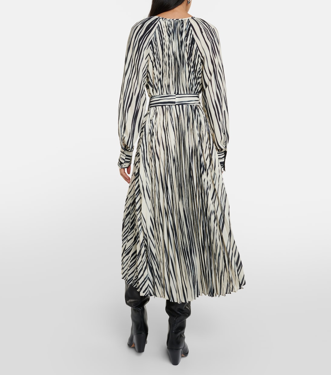 Robe midi Carol rayée | Proenza Schouler