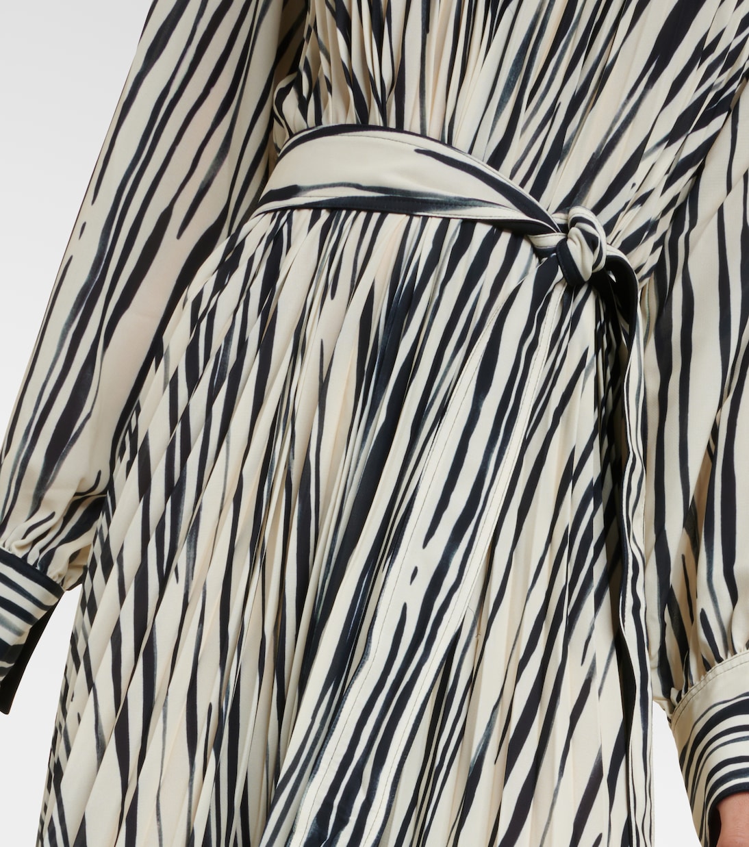 Robe midi Carol rayée | Proenza Schouler