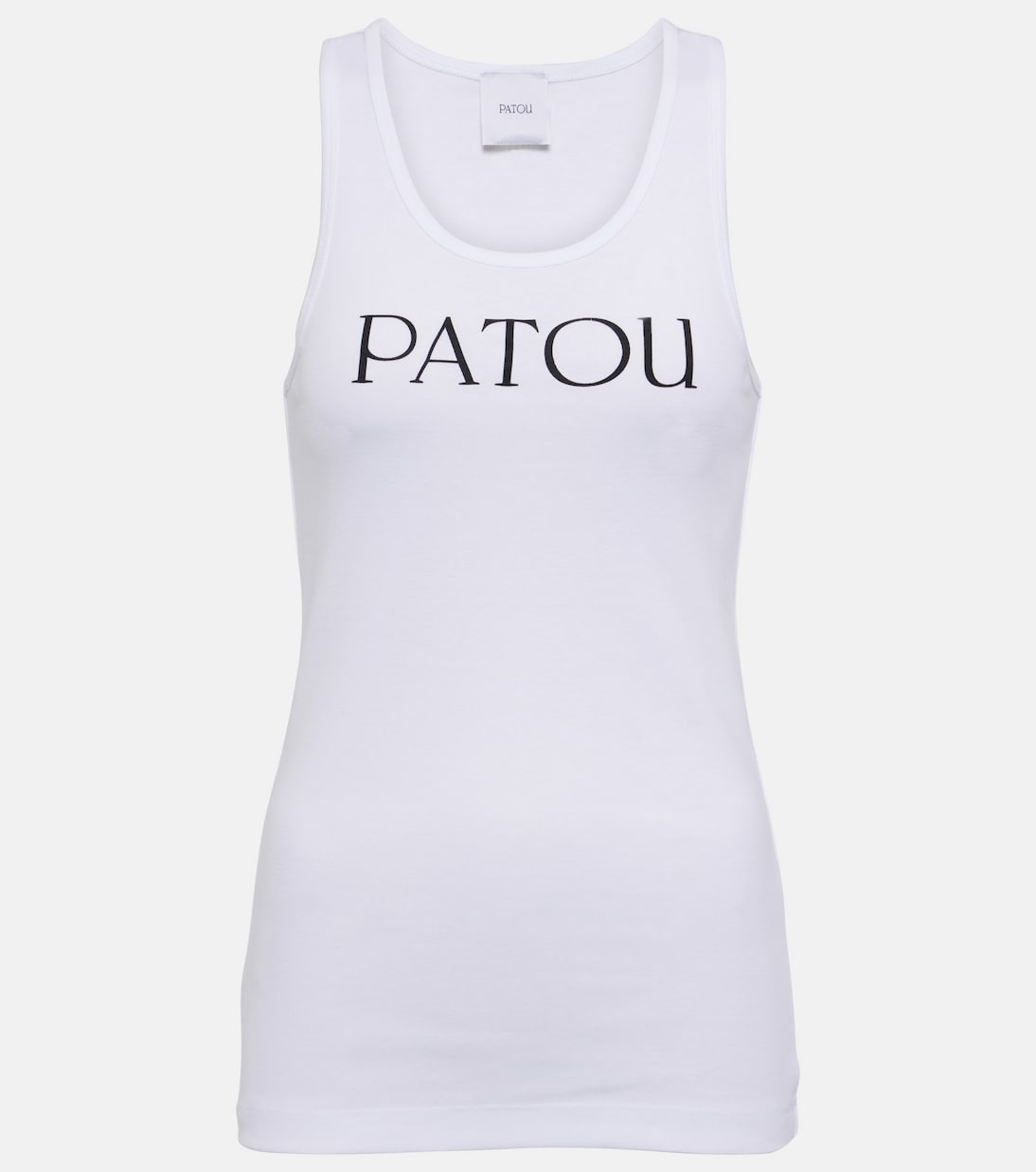 Tank top de jersey de algodón con logo | Patou